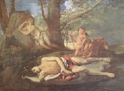Nicolas Poussin E-cho and Narcissus (mk05) oil painting picture wholesale